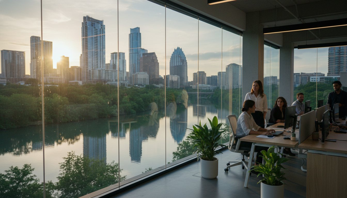 The Austin skyline.